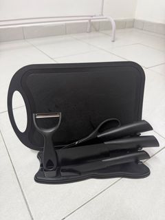 Blue Kitchen Peeler with White Blade, Furniture & Home Living ...