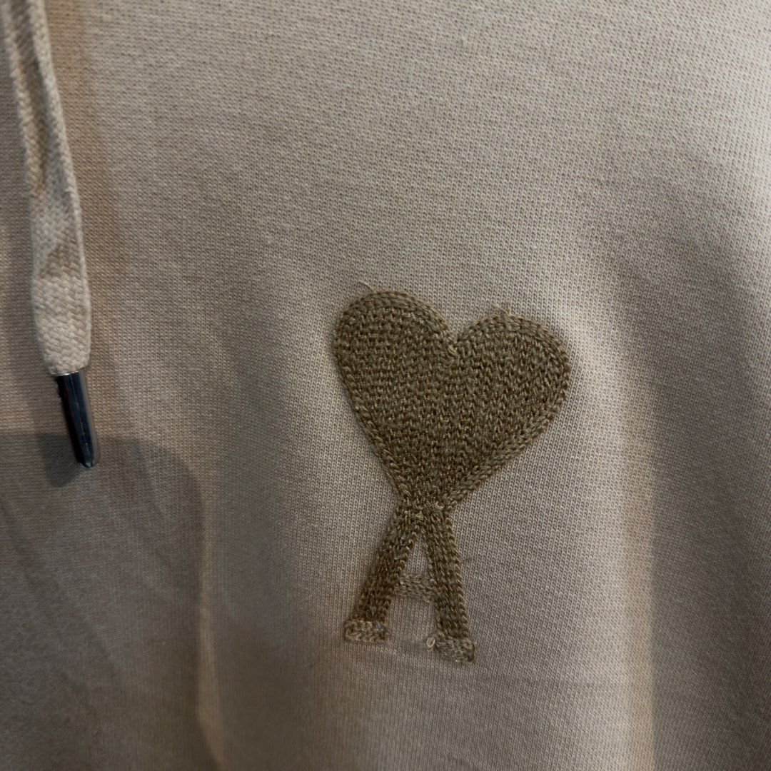 Ami Brown Hoodie (Category: Hoodies) located in Manila. Submitted by jerichomal82553 (Listing ID 1469046885, Image 3). Description: Ami Brown Hoodie 24 by 26 Good Condition Complete Tags CLAIM 2K.