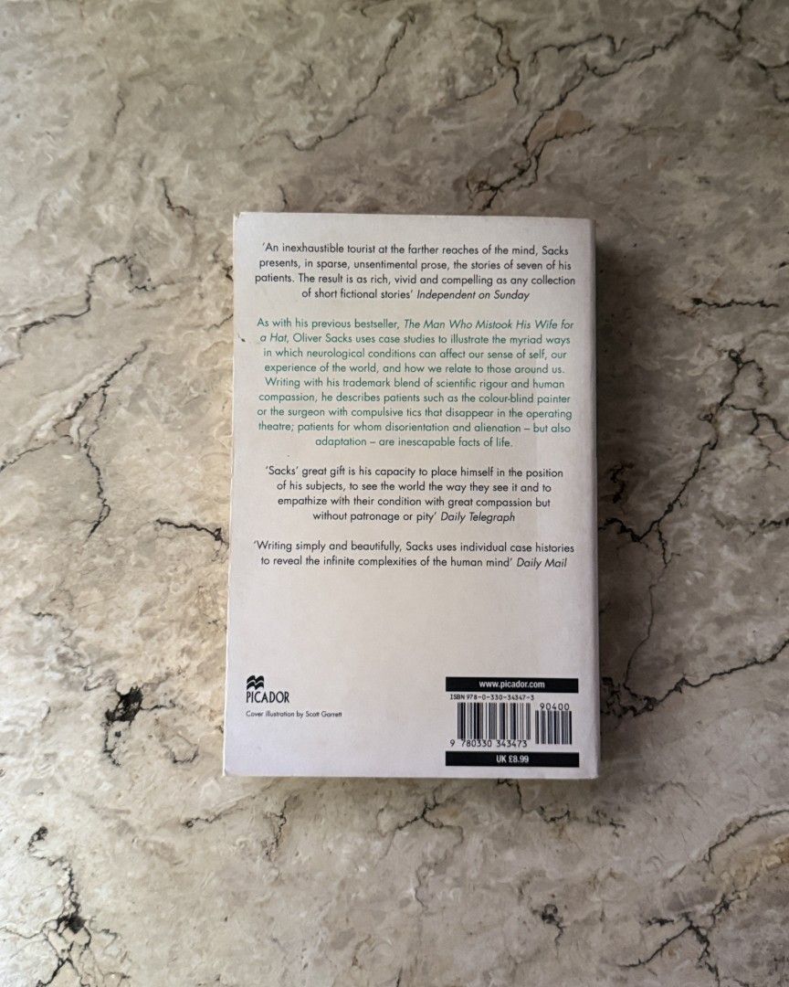 An Anthropologist on Mars by Oliver Sacks (Category: Storybooks) located in Malabon City. Submitted by betterdaysbookstore (Listing ID 1469056026, Image 2). Description: 📍 location: Valenzuela/Bulacan 💳 payment: Gcash 📦 Shipping via J&T only 📌 Note: • payment first policy • delivery fee c/o buyer • more photos available upon request.