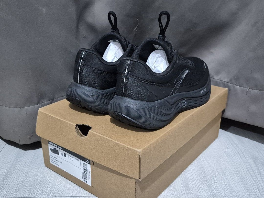 Anta PG7 Travel 'Triple Black' (Category: Sneakers) located in Quezon City. Submitted by jmarcocesguerra (Listing ID 1469128786, Image 3). Description: SIZING: • US 8 Women's / US 6.5 Men's / EUR 39 / UK 5.5 / CHN 245 ADDITIONAL DETAILS: • Black color • Art No. 1224F5546-6 • Bought brand new from Anta Philippines (Orange App) Mall, can provide proof of transactions if needed • Breathable A-WEB mesh / TPU support upper • Full-length PG7 midsole re