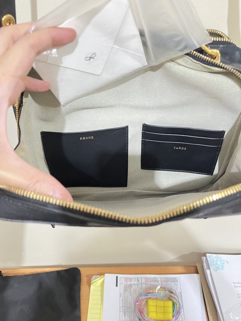 Anya Hindmarch Leather Two Way Bag (Category: Shoulder Bags) located in Taguig. Submitted by lil.ac (Listing ID 1468947288, Image 3). Description: Comes with cards. Guaranteed authentic No flaws Adjustable strap to make it crossbody or shoulder Roomy yet structured bag. .