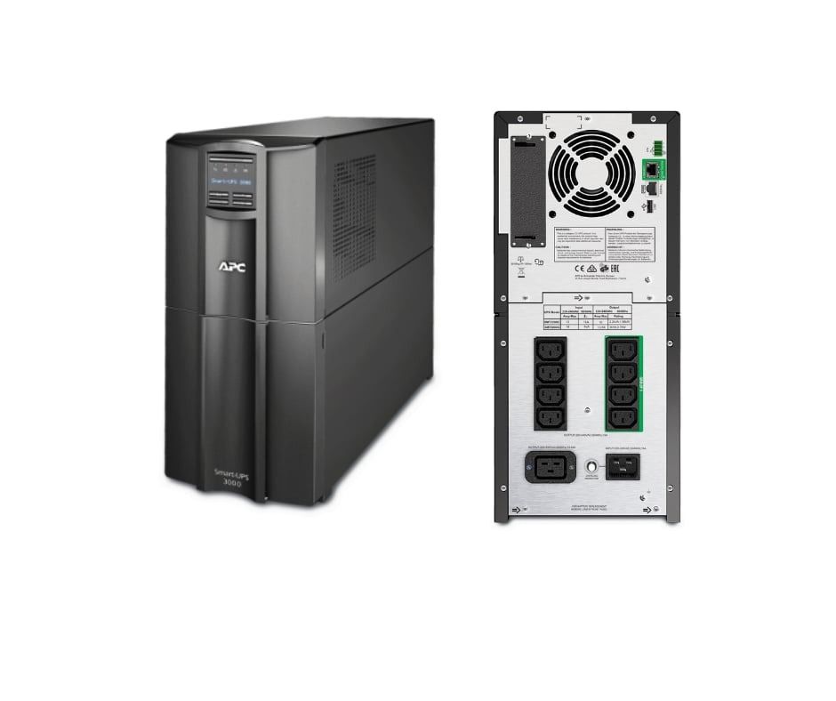 APC SMT3000IC SMART-UPS (Category: Office & Business Technology) located in Caloocan City. Submitted by exomanila-83006 (Listing ID 1469016505, Image 1). Description: APC SMT3000IC SMART-UPS Reliable power protection for servers, network equipment, and business-critical systems. Quantity: 1 Unit Capacity: 3000VA Type: Line Interactive UPS Design: Tower Voltage: 230V Outlets: 8 × IEC C13 + 2 × IEC C19 Features: SmartConnect Port | SmartSlot | AVR 