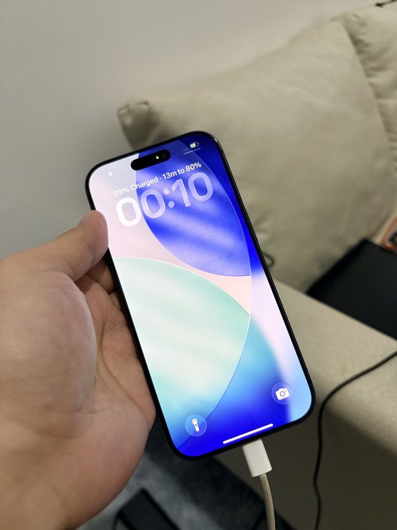 Apple iPhone 17 Pro Blue (Category: iPhone 17 Series) located in Manila. Submitted by dejesusjoven0527 (Listing ID 1469106763, Image 2). Description: FOR SALE iPhone 17 pro 256gb Blue 99% bh Open line NTC No box (unit only) No history of repair No issue except sa very tiny scratches because of hard case Meet up only.