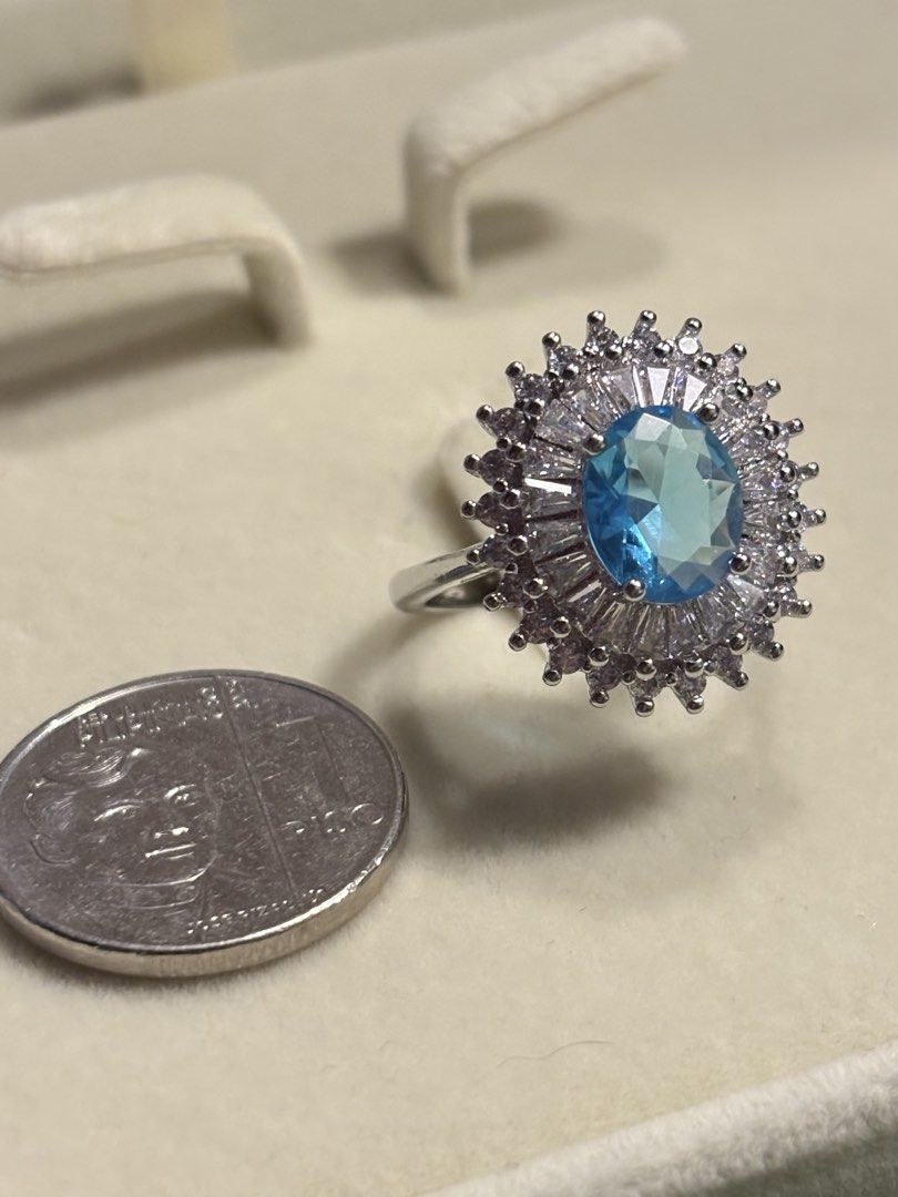 🩵aquamarine ring (Category: Rings) located in Davao. Submitted by ememlou17 (Listing ID 1469068087, Image 2). Description: 🩵aquamarine Ring gemstone. Ring size 8 adjustable Markings au750 Rodium/ Platinum over copper based metal Tarnish resistant with extra care Message me directly📩.