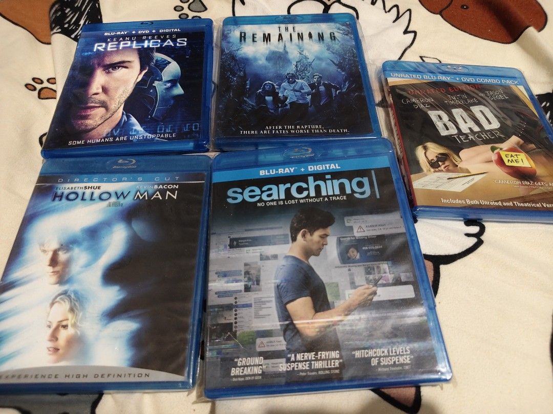 Assorted bluray (Category: CDs & DVDs) located in Makati City. Submitted by spicefan05 (Listing ID 1469090778, Image 1). Description: 400 each.