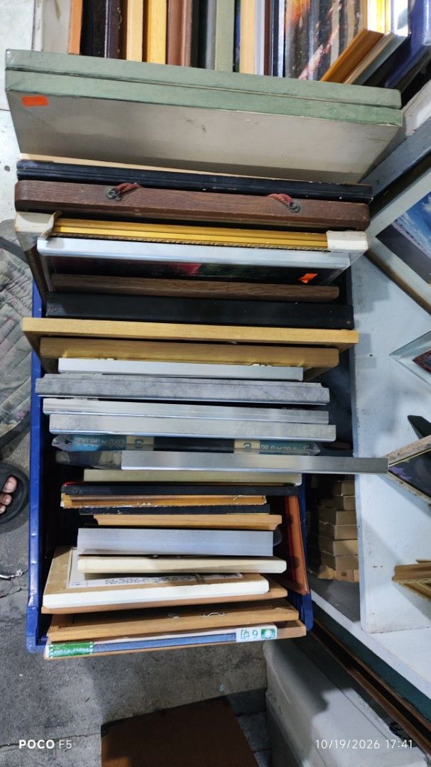 Assorted japan surplus Picture Frames (50pcs) (Category: Frames & Pictures) located in Quezon City. Submitted by ralphralph (Listing ID 1469026582, Image 2). Description: - Variety of finishes: Wood, metal, and glass - Multiple sizes and styles available - Perfect for photos, art prints, or certificates - Buy individual pieces or take the whole lot selling as-is.