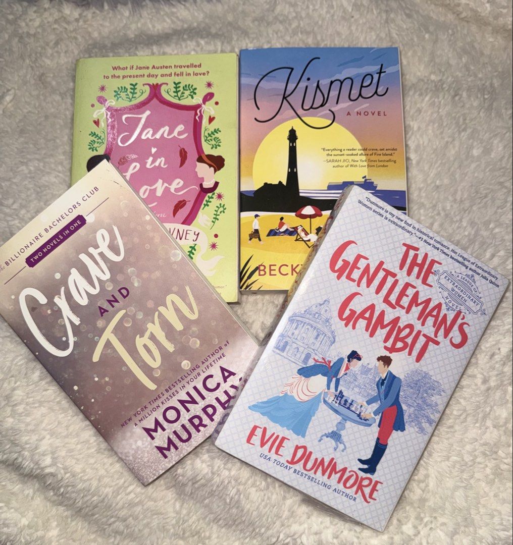Assorted Romance and Fiction Paperback Books Lot (Category: Storybooks) located in Butuan. Submitted by shania439 (Listing ID 1469092970, Image 2). Description: - Assorted paperback romance and fiction novels - Featured authors: Christina Lauren, J. Elle, Nicholas Sparks, Jasmine Guillory, Evie Dunmore - Popular titles include: Something Wilder, The Unhoneymooners, Chaos & Flame, Jane in Love, Royal Holiday, and more - Condition: Great reads for 