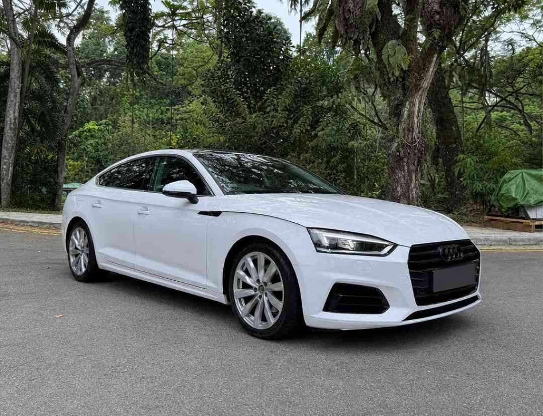 Audi A5 Sportback 2.0 TFSI S tronic Design (A) (Category: Used Cars) located in Singapore. Submitted by carousell_certified_partners (Listing ID 1461478348, Image 1). Description: Rare 1 owner unit with low mileage of only 69,000km! Engine, gearbox and mu warranty till end COE! Excellent condition with no major repairs needed! Don't miss this sleek sportback with a comfortable legroom space and a huge boot storage space! Flexible bank and in hous