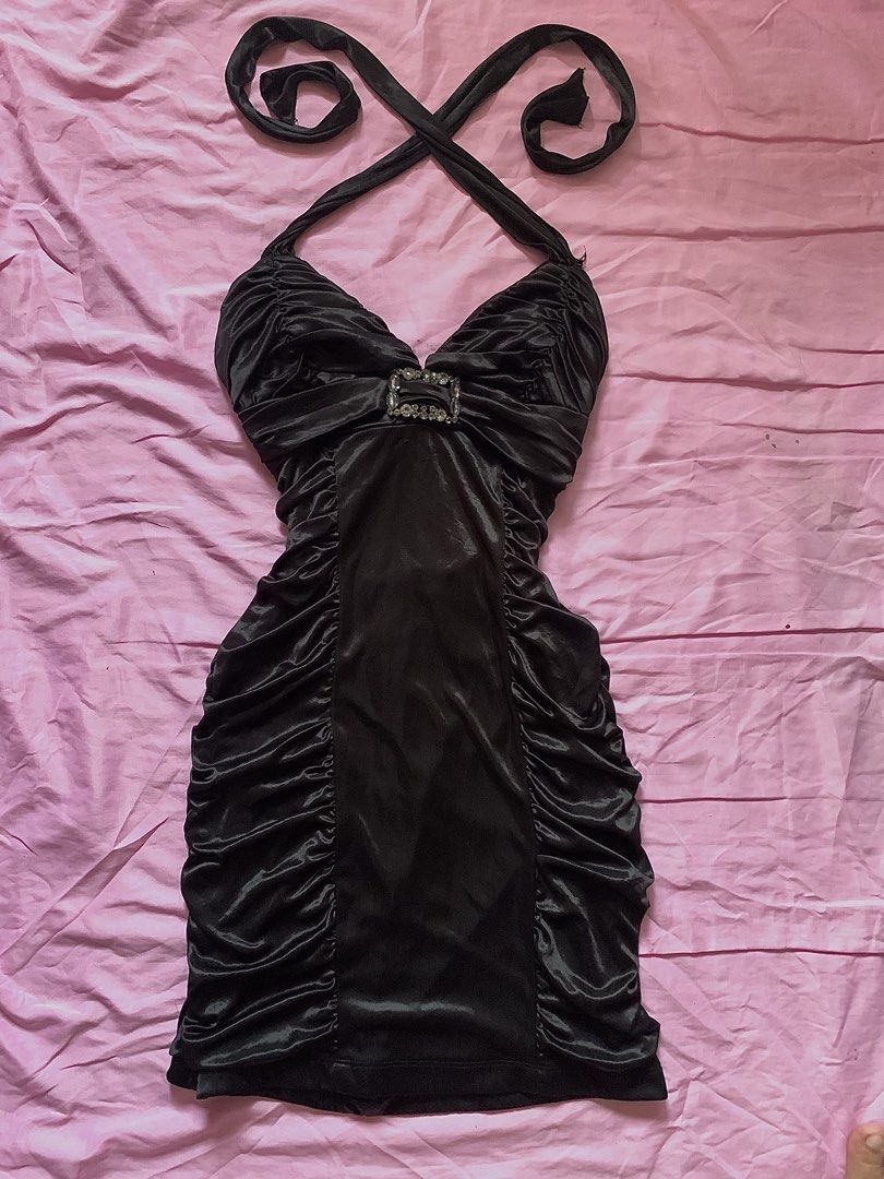Authentic 2000s halter dress (Category: Dresses) located in Iligan City. Submitted by big.juicy (Listing ID 1469063826, Image 1). Description: It hugs the body in the right curves. If you have hip dips, it will give an illusion that you dont..