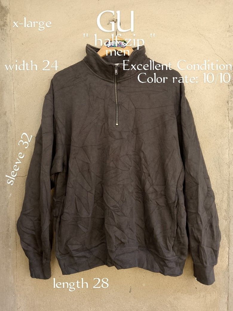 AUTHENTIC! " GU (half zip) MEN " (Category: Coats, Jackets and Outerwear) located in Danao, Cebu. Submitted by psychypymb40965 (Listing ID 1469094300, Image 1). Description: details are in first photo ‎pm/dm for other details,issues or transactions ‎negotiable! 👊😁 ‎2nd Account Available Shoes, Bags, Sandals, Slippers & more footwear just click the link below 💚👇😁❤️ or follow for update stocks. ‎https://www.carousell.ph/u/azaiahnere02/?t-id=PJ