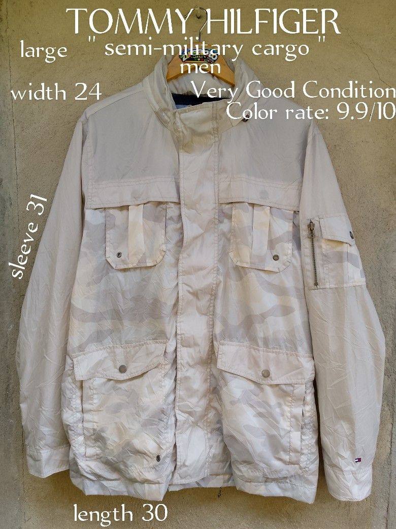 AUTHENTIC! " TOMMY HILFIGER (semi-military cargo) MEN " (Category: Coats, Jackets and Outerwear) located in Danao, Cebu. Submitted by psychypymb40965 (Listing ID 1469096785, Image 1). Description: details are in first photo ‎pm/dm for other details,issues or transactions ‎negotiable! 👊😁 ‎2nd Account Available Shoes, Bags, Sandals, Slippers & more footwear just click the link below 💚👇😁❤️ or follow for update stocks. ‎https://www.carousell.ph/