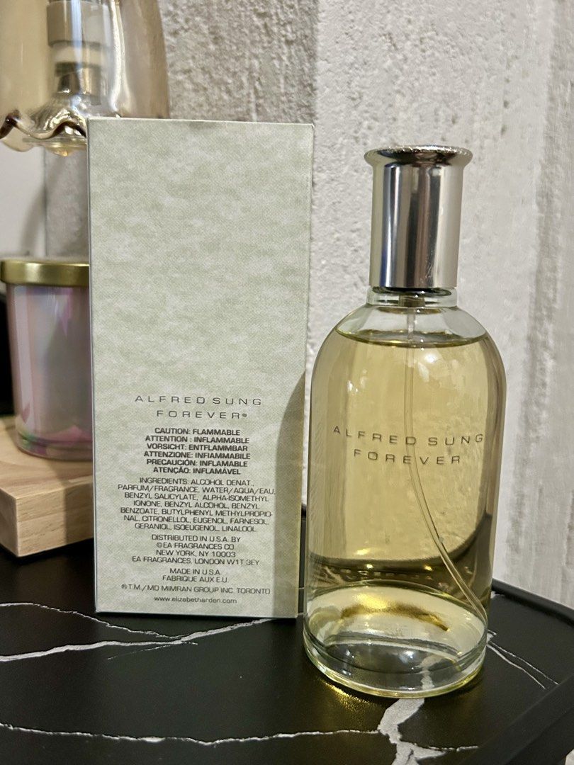 Authentic Alfred Sung Forever Eau De Parfum 125ml (Category: Fragrance & Deodorants) located in Manila. Submitted by elithiax (Listing ID 1469091122, Image 3). Description: 🌸 AUTHENTIC ALFRED SUNG FOREVER EDP FOR WOMEN – 125 ML |BRAND NEW IN BOX Looking for a timeless, feminine fragrance?Alfred Sung Forever Eau de Parfum is a classic floral fragrance with a fresh fruity opening, an elegant floral heart, and a soft, warm woody finish. Perfect for
