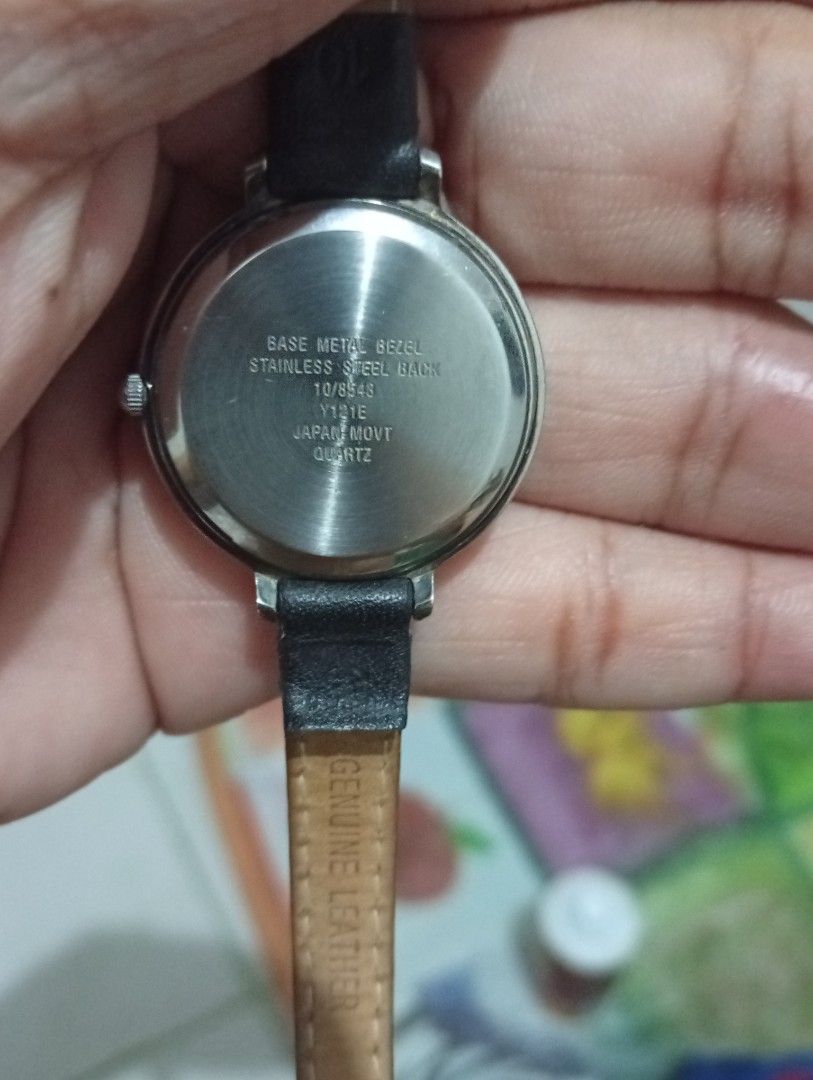 Authentic Anne Kein Watch (Category: Women's Watches) located in Las Pinas. Submitted by mico090493 (Listing ID 1469091213, Image 3). Description: Anne Klein Authentic watch base metal bezel 10/8548 Y121E aka Japan Movement quartz.