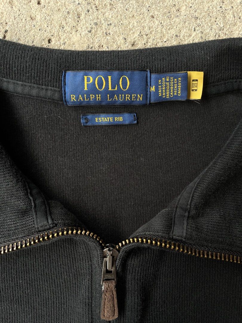 Authentic Black Quarter-Zip By Ralph Lauren (Category: Coats, Jackets and Outerwear) located in Cavite. Submitted by thrifty_frix (Listing ID 1468950655, Image 3). Description: .