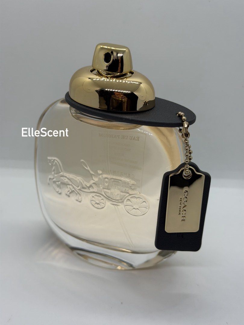 Authentic Coach Eau De Parfum Tester (Category: Fragrance & Deodorants) located in Mandaluyong City. Submitted by elle_scent (Listing ID 1469097587, Image 2). Description: COACH NEW YORK EAU DE PARFUM 90ml Eau De Parfum Tester Brandnew Authentic Coach New York Eau de Parfum, a sophisticated and elegant fragrance perfect for everyday wear! 🤍✨ 🌸 Scent Description: A beautiful feminine fragrance with a fresh, fruity, floral, and soft musky scent. 