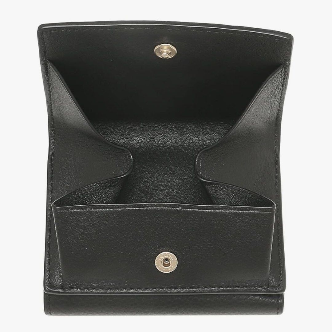 Authentic Coach Outlet Trifold Wallet Black (Category: Luxury Bags & Wallets) located in Imus. Submitted by camofproject.647 (Listing ID 1468958714, Image 2). Description: Authentic Coach Outlet Trifold Wallet Color: Black Size (W x H x D): Approx. 3.9 x 3.0 x 1.4 inches (10 x 7.5 x 3.5 Material: Leather Specifications: Closure Type: Snap, Interior Style: Bill compartment x 1, Open pocket x 3, Exterior Style: Snap coin purse x 1, Open pocket x 1,