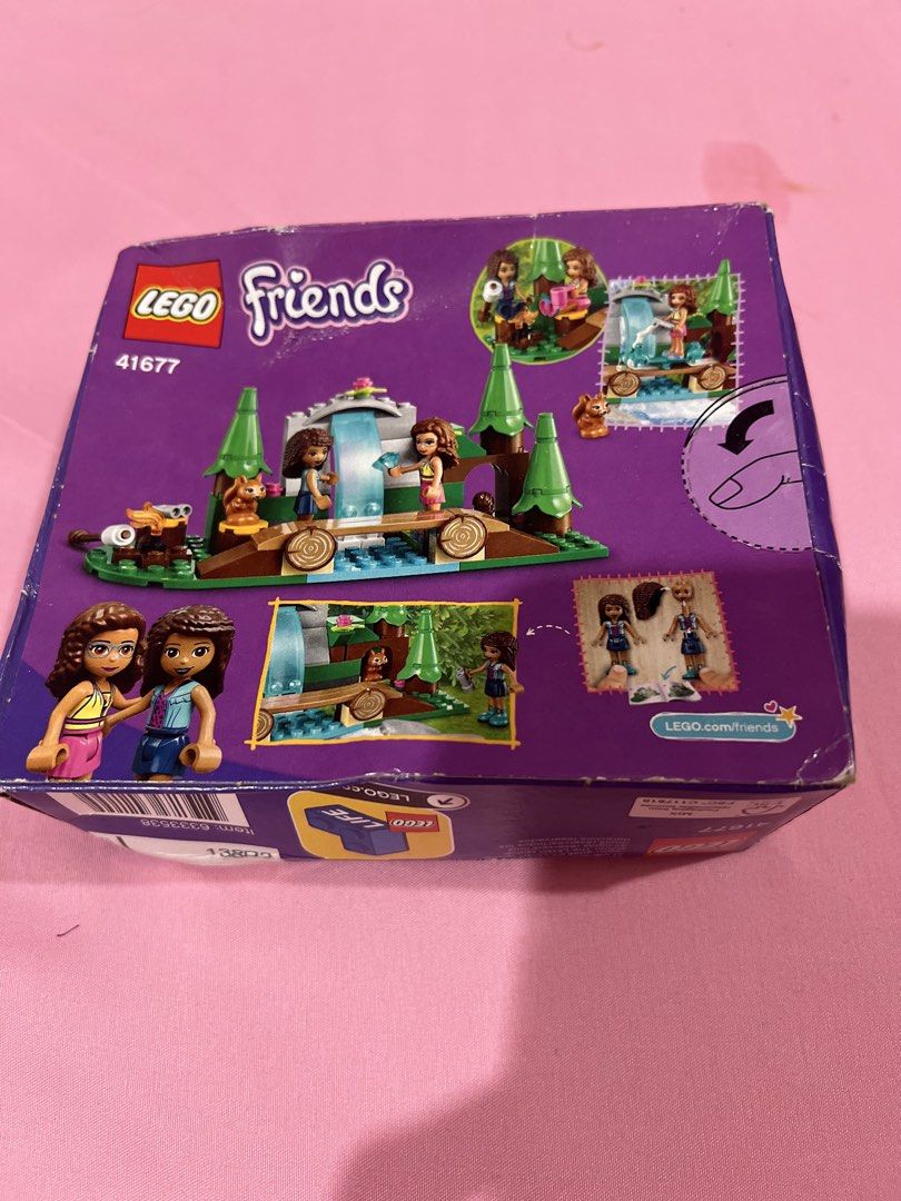 Authentic LEGO Friends Forest Waterfalls Series (Category: Lego & Building Sets) located in Quezon City. Submitted by flyingmommie (Listing ID 1469066326, Image 2). Description: Distorted box but sealed and brand new.