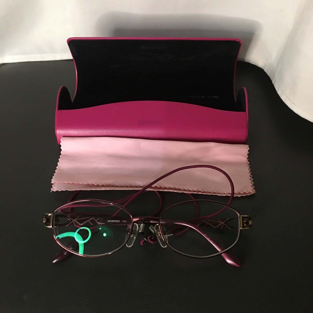 Authentic MORPHÉE (Paris miki) Japan Pure Titanium Optical Frame Set (Almost New Condition) (Category: Sunglasses & Eyewear) located in Makati City. Submitted by tasteofluxury (Listing ID 1468979168, Image 1). Description: Authentic MORPHÉE (Paris miki) Japan Pure Titanium Optical Frame Set (Almost New Condition) Exquisite Japanese optical craftsmanship! Morphée is a high-end Japanese titanium eyewear collection retailed through Paris Miki Japan,