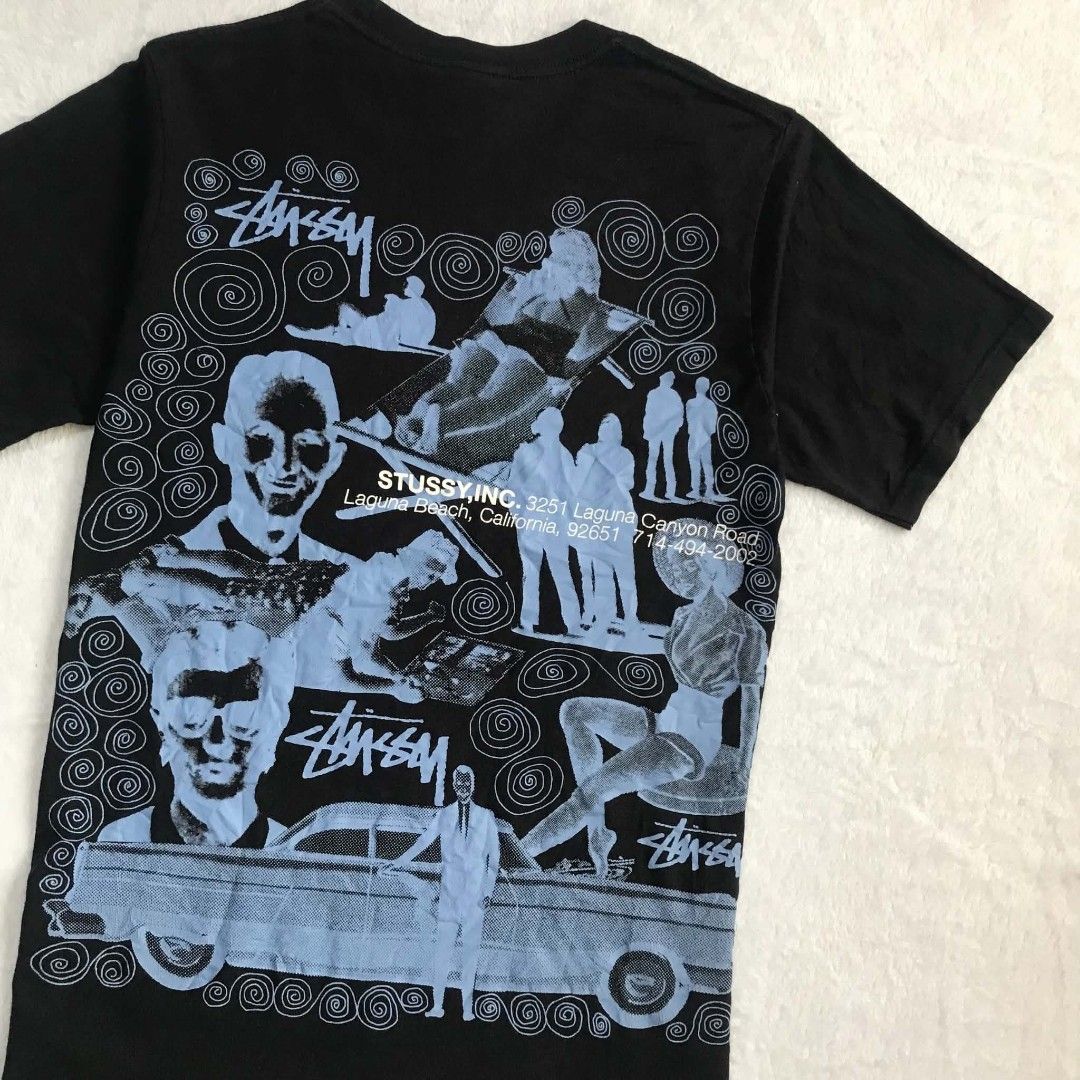(Authentic) STUSSY IN CROWD LAGUNA (Category: Activewear) located in Cebu City. Submitted by kevinthrift (Listing ID 1468961979, Image 1). Description: STUSSY LAGUNA BEACH (Authentic) Excellent Condition Size: Small Dimes: Length 28 Width 19 Color rate: 9.2/10 -Hairlines -Need Wash 📍 Cebu.