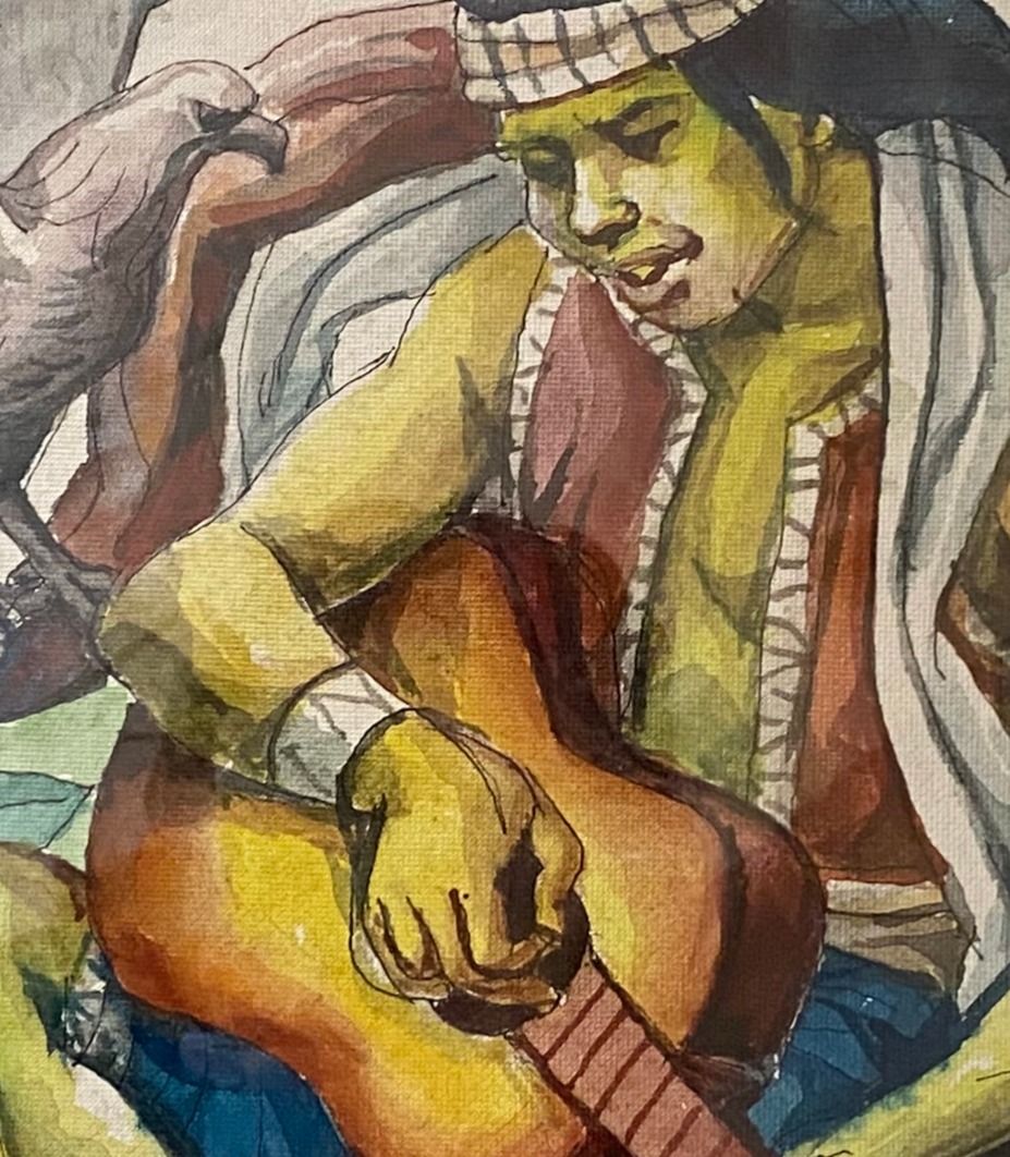 Banahaw - Nemiranda (Category: Art & Prints) located in Taguig. Submitted by drybrushgallery (Listing ID 1469018580, Image 3). Description: Banahaw Nemiranda, 2025 Watercolor on Paper Artwork Dimension: 16" x 12" with Certificate of Authenticity PM FOR INQUIRY 0917 565 2917.