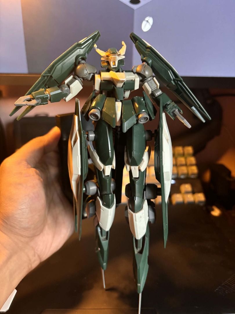 Bandai Gundam model kits action figures bundle Assorted WSIWYG (Category: Gundam & Model Kits) located in Taguig. Submitted by livehorse.8cf1df (Listing ID 1468954017, Image 2). Description: - Set of fully assembled and painted Bandai mecha action figures - Includes green, blue, and custom multi-colored robot models - Comes with display stands for easy setup - Includes extra armor parts and weapons as seen in photos - Ideal for custom displays or