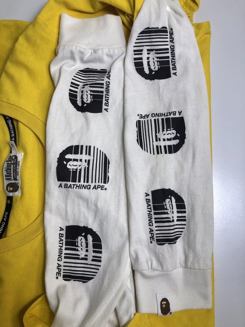 BAPE (Category: Activewear) located in Caloocan City. Submitted by nothin2somethingallery (Listing ID 1469007288, Image 3). Description: Bape Layered L/S Tee 18/26 | CR 9.5/10 Vgood Condi | Flawless ₱1,500🏷️ Binangonan rizal📍.