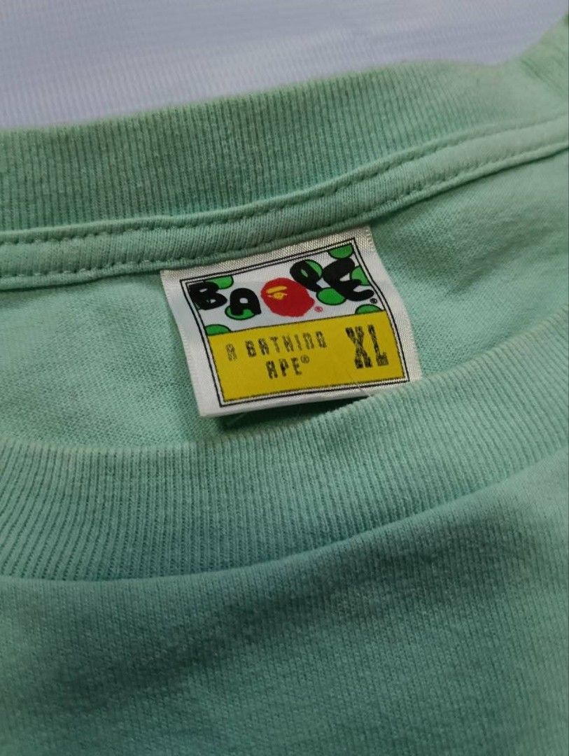 Bape college tee (Category: Activewear) located in Bacolod City. Submitted by streetlux.ph_v2 (Listing ID 1469029290, Image 3). Description: A Bathing Ape "College" T-shirt 🙉 ✔️ Xl on tag ✔️ 21.5 by 27 ✔️ Excellent condition ✔️ Authentic ✔️ 9.5/10 cr 💰1280 Freeship Location: Bacolod City ✈️.