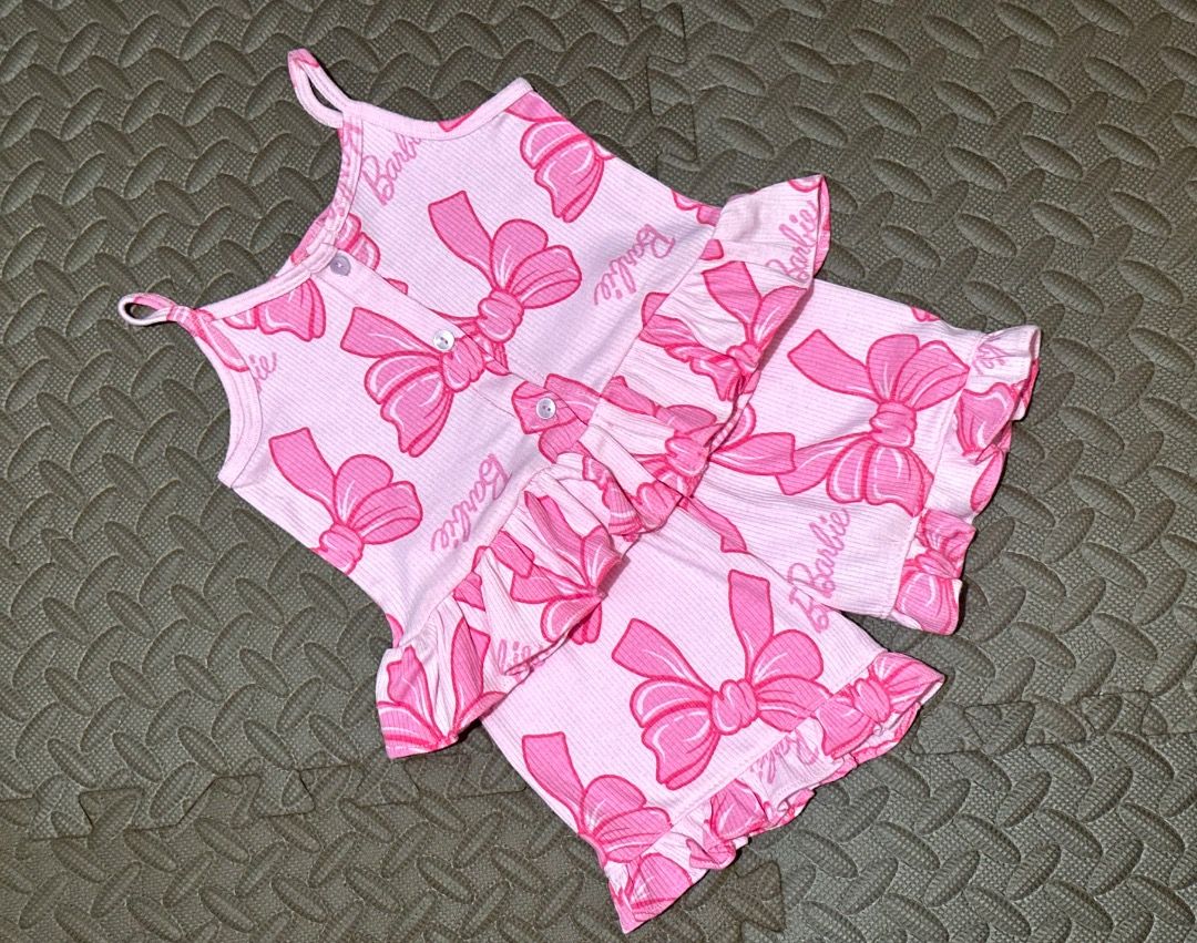 Barbie Top and Short Terno (Category: Babies & Kids Fashion) located in Santiago. Submitted by elles_closet.ph (Listing ID 1468953089, Image 1). Description: All items are brandnew, onhand and ready to ship via J&T express. 3 stocks available.