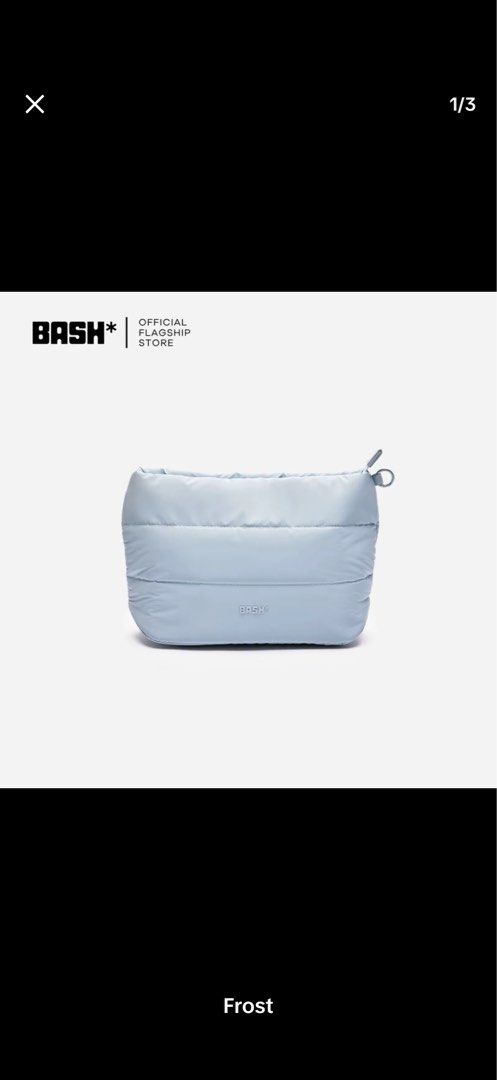BASH Alps Collection Puff Pouch [Limited Edition] (Category: Purses & Pouches) located in Cainta. Submitted by cubic01 (Listing ID 1468939959, Image 1). Description: Color: Sky blue Send via j&t .
