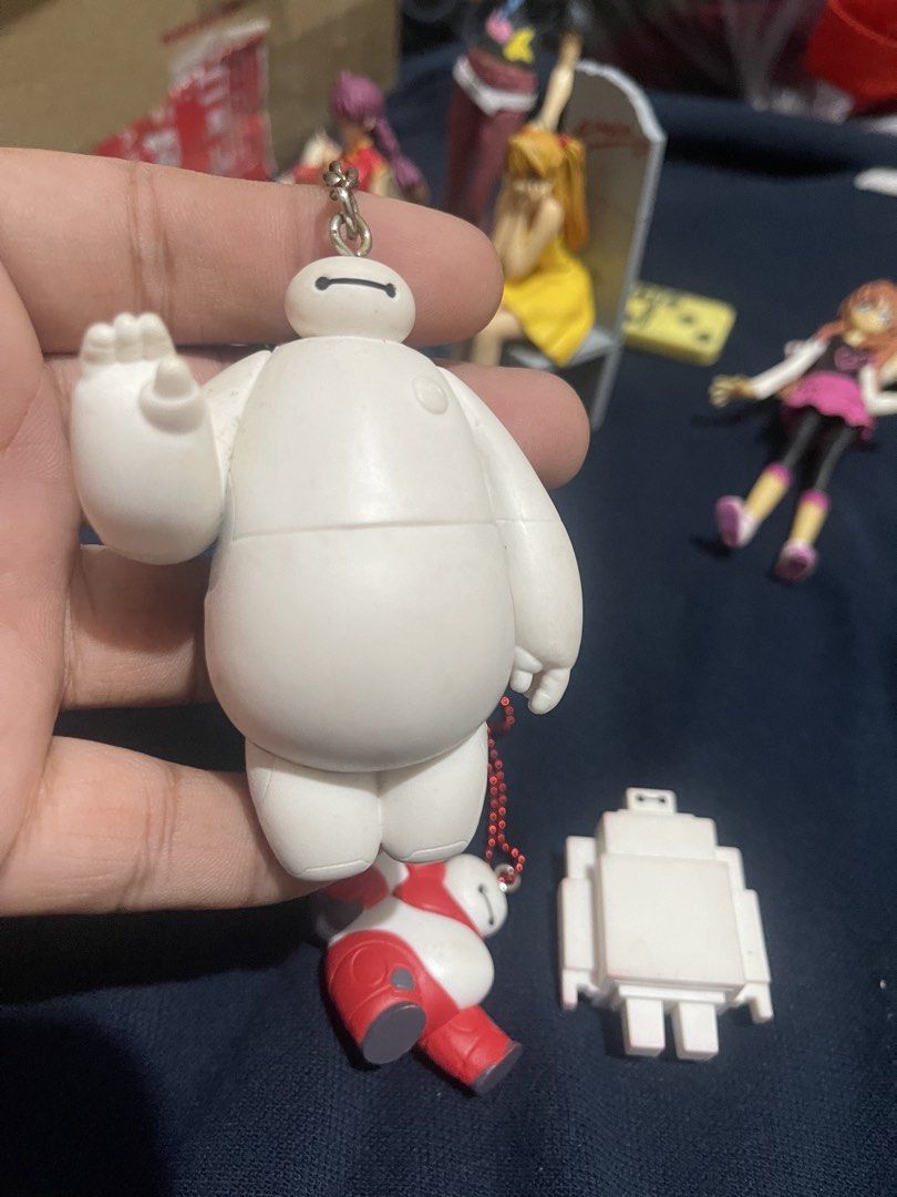 Baymax Keychains Set (Category: Figurines & Statues) located in Subic. Submitted by logbytestoyexpress (Listing ID 1469092849, Image 1). Description: Baymax Keychains Set Minor dirt Metal keyholder is a bit rusty Needs cleaning Authentic product ✅Defined Shipping Courier - LBC CoP / JnT - ₱100 Shipping deposit NEEDED or prebooking sa LBC app to determine ung exact Shipping Cost ✅Defined Shipping Schedule - Friday and/or Saturday ✅Defined Terms - 
