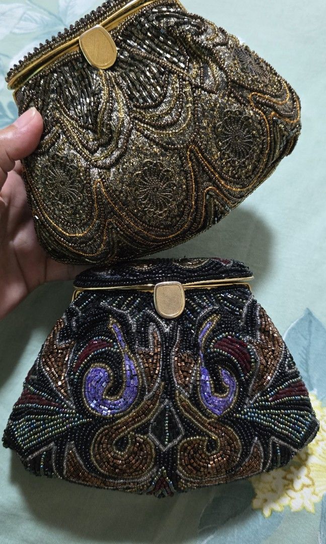Beaded pouch clutch (Category: Purses & Pouches) located in Manila. Submitted by loved_collections (Listing ID 1468985298, Image 1). Description: like new! japan surplus 980 for each pouch only! SALE!.