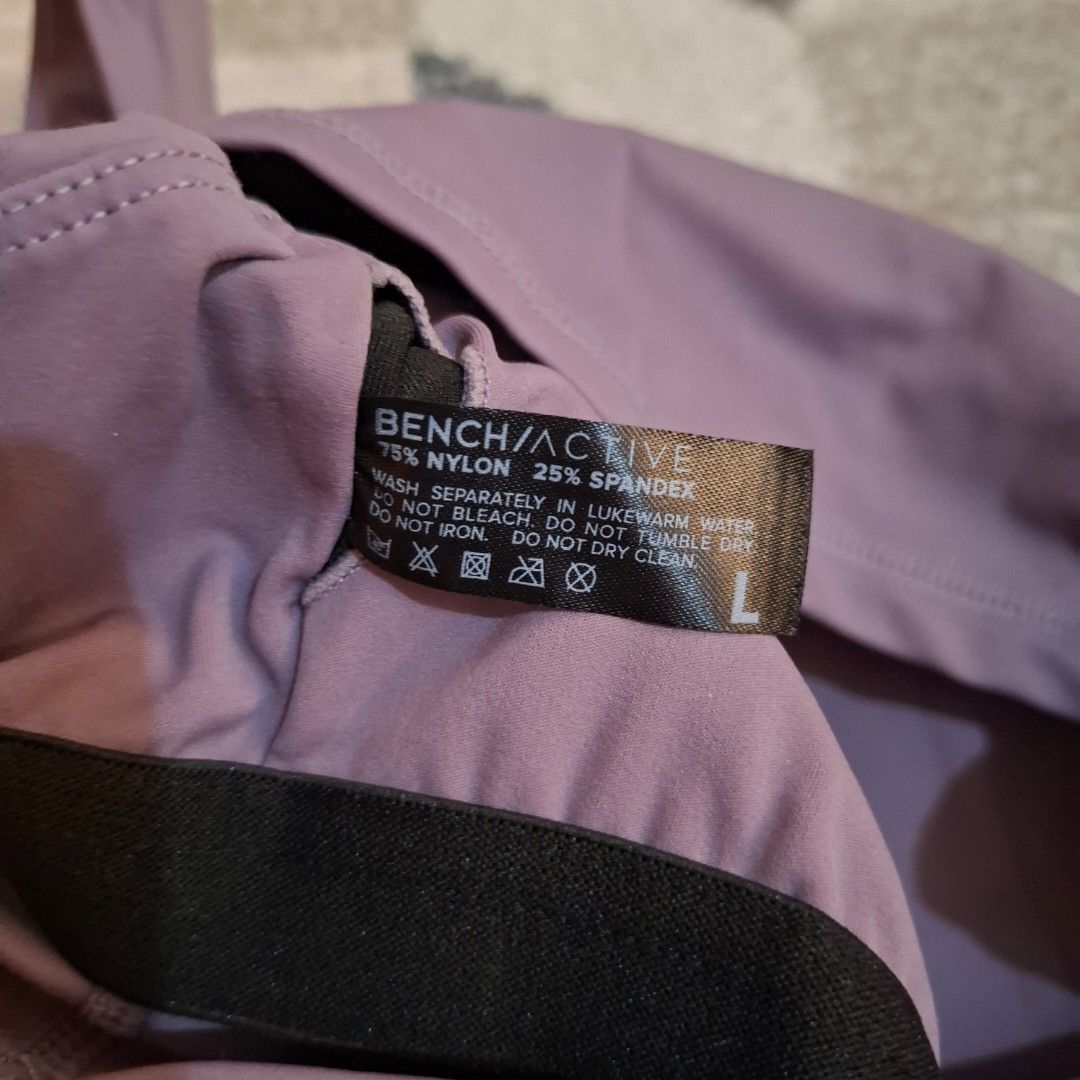 Bench / Active Lavender Sports Bra Top Size L (Category: Activewear) located in Quezon City. Submitted by triciastrunk (Listing ID 1468988439, Image 3). Description: MOP: GCASH MOD: Lalamove, Grab Express, Flash Express, J&T, GoGo Xpress, or LBC. Shipping fee c/o buyer. Location: Fairview, Quezon City.