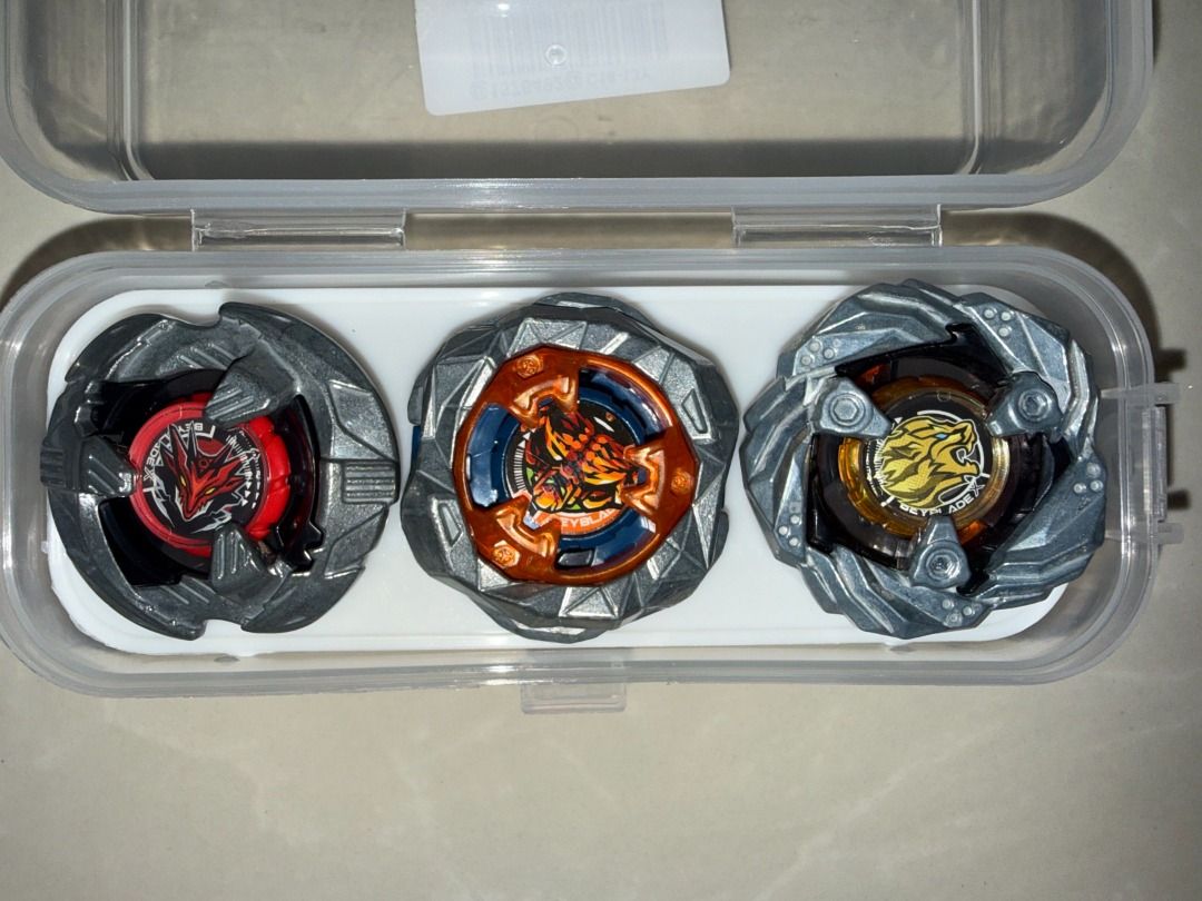 Beyblade X Bundle Bankee (Category: Action & Battle Toys) located in Manila. Submitted by dsc001 (Listing ID 1469011668, Image 3). Description: 📌 Item Details All with Bankee sticker Golemrock used twice Others unused, display only WYSIWYG (What You See Is What You Get) 📍 Meetup Locations Ermita or Sta. Ana, Manila 🚚 Delivery Grab or Lalamove Shipping fee c/o buyer.