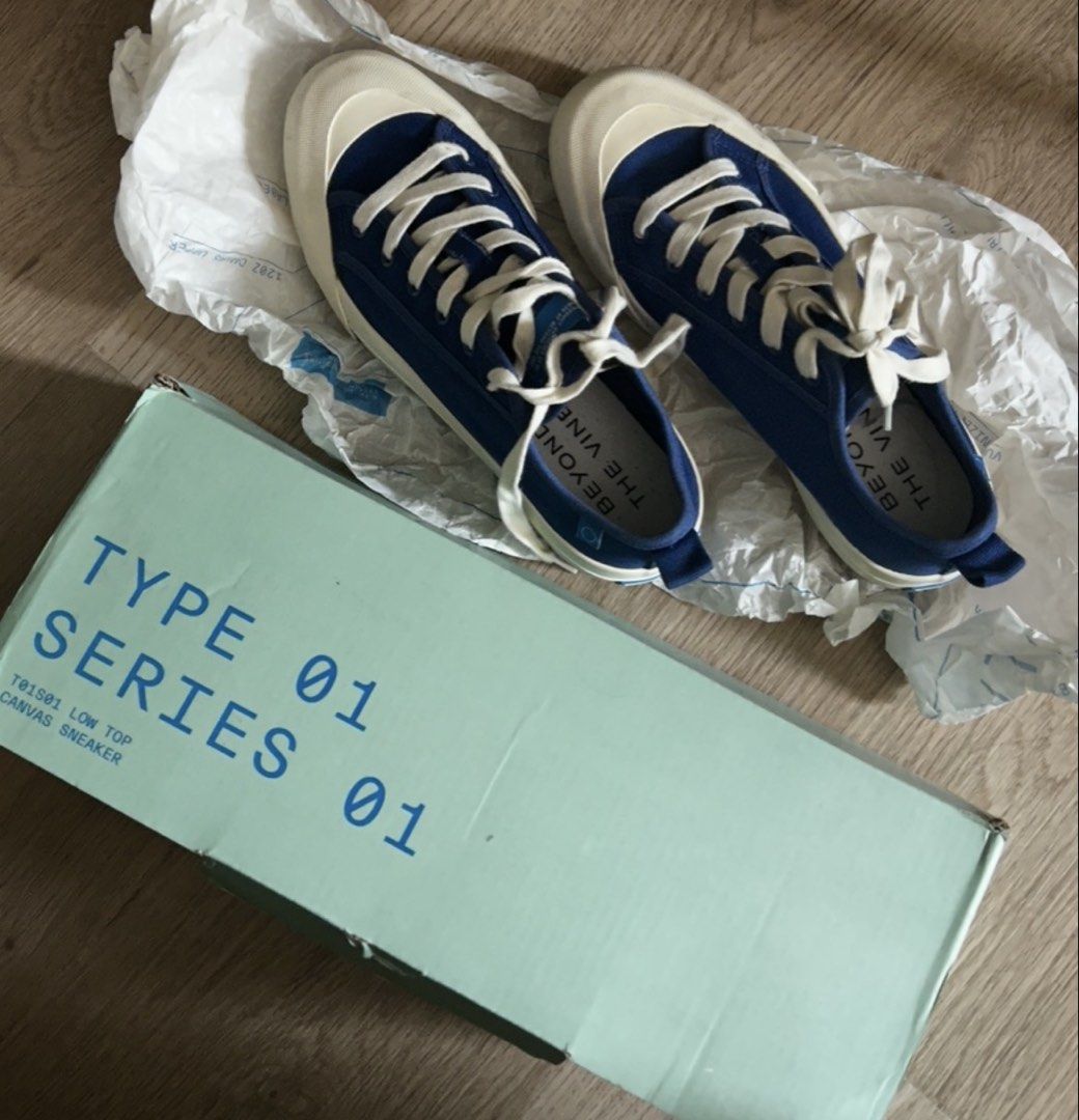Beyond The Vine Type 01 Low Top Canvas Sneaker (Category: Sneakers) located in Manila. Submitted by closetdump03 (Listing ID 1468935483, Image 1). Description: - Brand: Beyond The Vine Type 01 - Style: Low top canvas sneakers - Condition: slightly used new Size: 38.