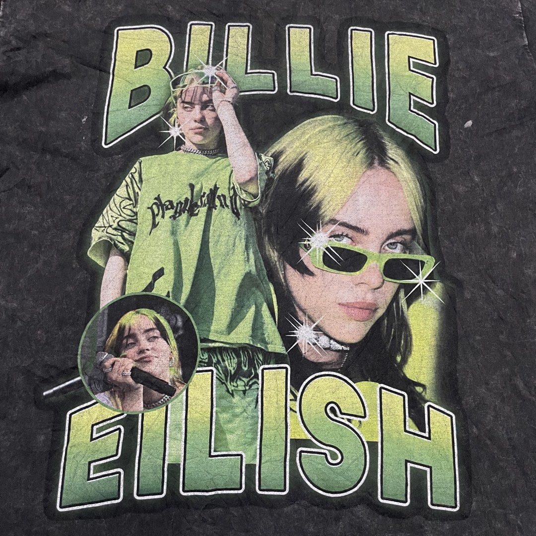 Billie Eilish Acid Wash Tee (Category: Tshirts & Polo Shirts ) located in Manila. Submitted by bloodripsx (Listing ID 1469153302, Image 2). Description: .