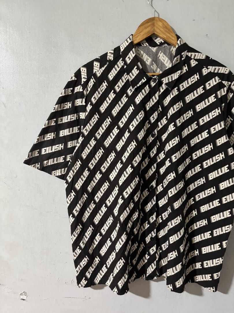BILLIE EILISH AOP POLO (Category: Tshirts & Polo Shirts ) located in Pasay City. Submitted by turthrift (Listing ID 1469047490, Image 3). Description: W24 L27 .