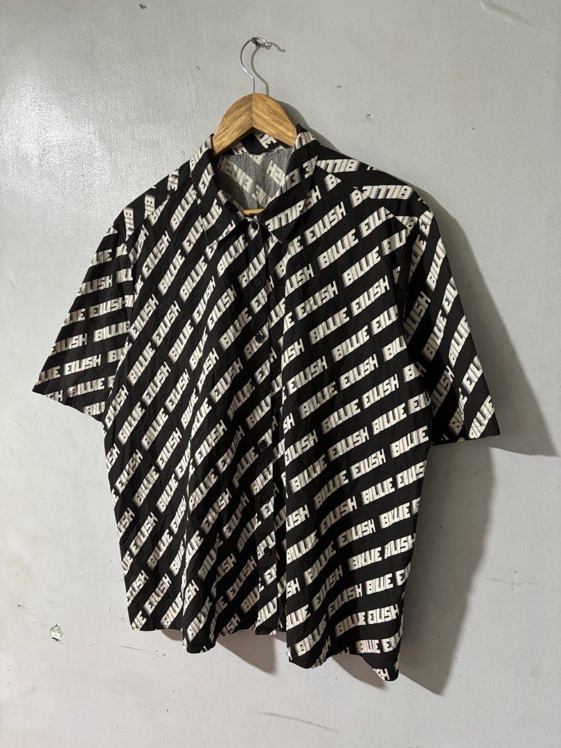 BILLIE EILISH AOP POLO (Category: Tshirts & Polo Shirts ) located in Pasay City. Submitted by turthrift (Listing ID 1469047490, Image 2). Description: W24 L27 .