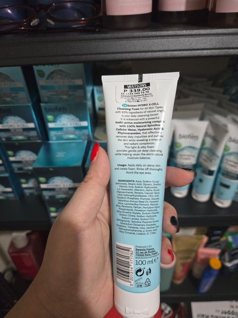 Bioten Facial Set (Category: Face Care) located in Pateros City. Submitted by tinderas_hub (Listing ID 1468957310, Image 3). Description: Bioten Facial Set for only 300 pesos. You get Hydro X.Cell Gel and Cleansing Foam. Expiration: 12 months from opening All products 100% Original Buy more and enjoy greater discounts..