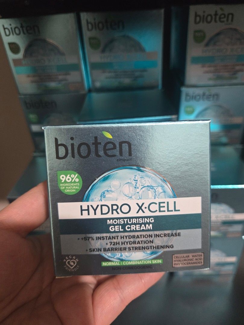 Bioten Gel Cream (Category: Face Care) located in Pateros City. Submitted by tinderas_hub (Listing ID 1468952828, Image 2). Description: Bioten Hydro X.Cell Gel Cream - Fast absorbing moisturizer for all skin types 200 pesos each. buy 5 take 1 free. Great for gifts especially this holiday season. Order now and avoid the rush.