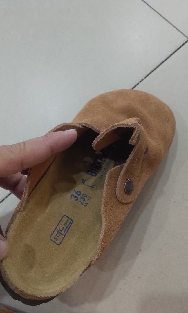 BIRKENSTOCK CLOGS SUEDE SIZE 36 (Category: Slippers and slides) located in Iloilo. Submitted by skerittt (Listing ID 1469140656, Image 2). Description: BIRKENSTOCK CLOGS SUEDE SIZE 36 NO FLAWS.