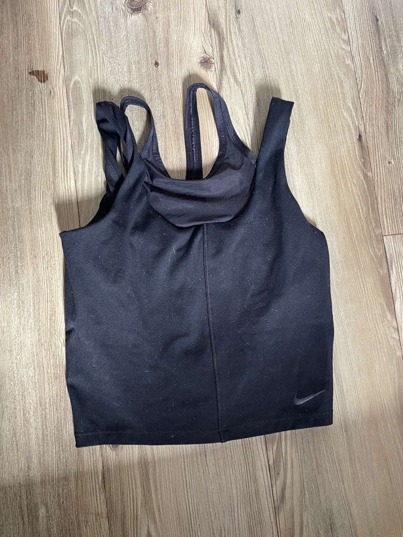 Black Workout Tank Top with Strappy Back Design (Category: Sleeveless) located in Manila. Submitted by puredeer-f1ce (Listing ID 1468958748, Image 1). Description: ( Legit from Store 100% ) Not Fake or Class A Size small Used Once almost brandnew Meet up or Lalamove Alabang area.