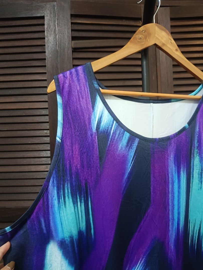 Blue and Purple Abstract Dress (Category: Dresses) located in Manila. Submitted by byjrb (Listing ID 1469055705, Image 2). Description: 🛍️ Brand-new items from SHEIN, Emery Rose, Zaful, No brand & more! Size : XXL to XXXL 📦 Shipping: LBC / J&T / Lalamove 💸 MOP: GCash / BPI only Note : Brand is listed as SHEIN for listing purposes. All items are sourced from shein-bales. Shipping schedule. Wednesday and Saturday : shipping day..