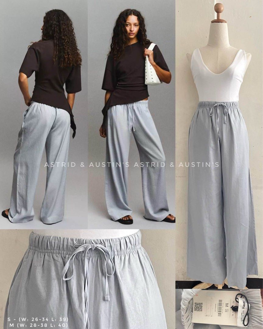 BNWT BERSHKA linen blend trousers (Category: Other Bottoms) located in Dasmarinas. Submitted by allisongrey1323 (Listing ID 1468948366, Image 1). Description: BNWT BERSHKA linen blend trousers Small - (w: 26-34 l: 39) Medium - (w: 28-38 l: 40) ❌SOLD❌ price: 1,200.