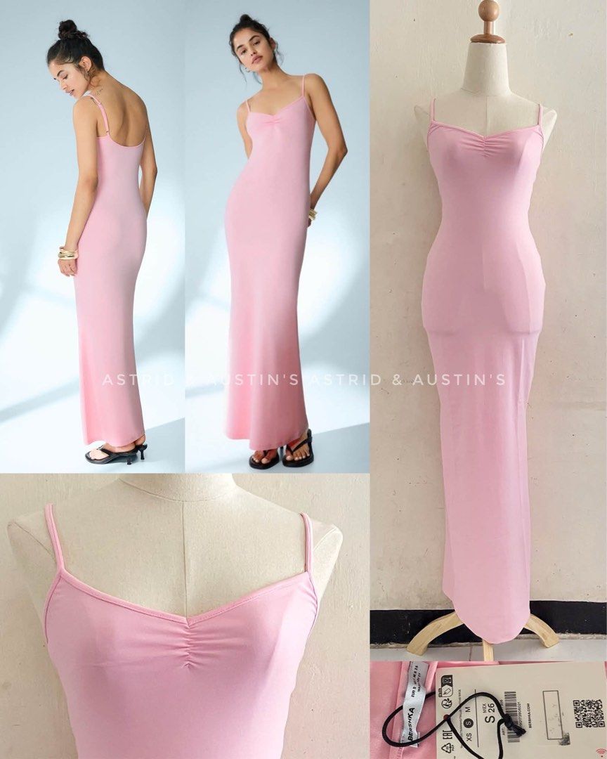 BNWT BERSHKA midi dress (Category: Dresses) located in Dasmarinas. Submitted by allisongrey1323 (Listing ID 1468944998, Image 1). Description: BNWT BERSHKA midi dress Small on tag price: 1,200.