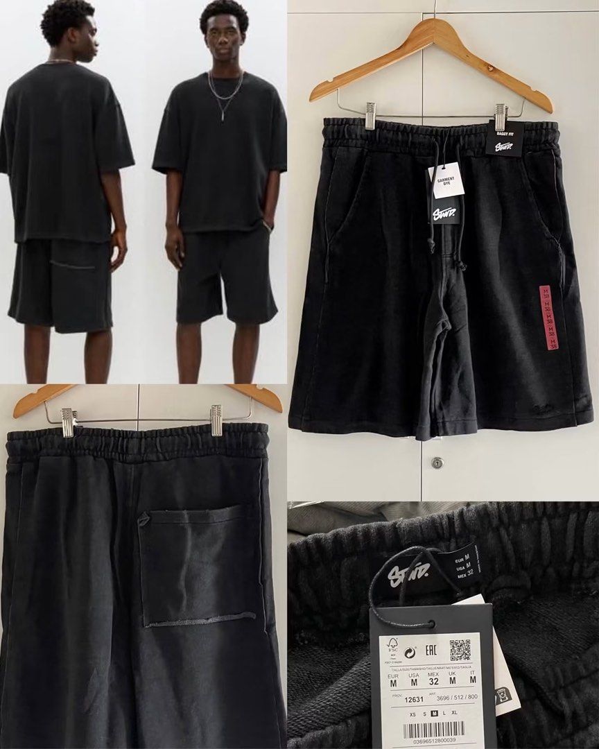 BNWT Pull & Bear x STWD washed effect short (Category: Shorts) located in Dasmarinas. Submitted by allisongrey1323 (Listing ID 1469161446, Image 1). Description: BNWT Pull & Bear x STWD washed effect short Medium on tag waist: 33-36 length: 23.5 price: 680.