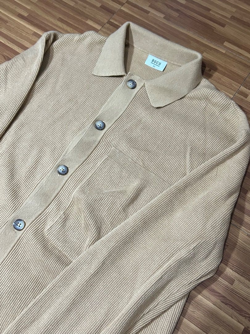Bocu Knitted Button Down (Category: Coats, Jackets and Outerwear) located in Cebu City. Submitted by m.arn127 (Listing ID 1469083676, Image 1). Description: rfs: no occasions where i can use this used only once Dimensions: L: 25 inch W: 21 inch size XS on tag SF to be shouldered by buyer.