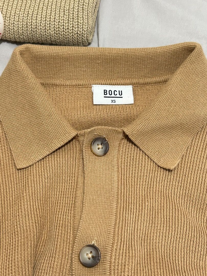 Bocu Knitted Button Down (Category: Coats, Jackets and Outerwear) located in Cebu City. Submitted by m.arn127 (Listing ID 1469083676, Image 3). Description: rfs: no occasions where i can use this used only once Dimensions: L: 25 inch W: 21 inch size XS on tag SF to be shouldered by buyer.