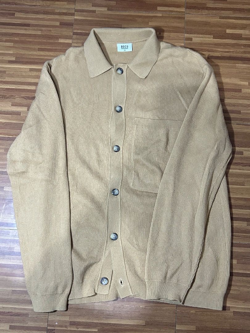 Bocu Knitted Button Down (Category: Coats, Jackets and Outerwear) located in Cebu City. Submitted by m.arn127 (Listing ID 1469083676, Image 2). Description: rfs: no occasions where i can use this used only once Dimensions: L: 25 inch W: 21 inch size XS on tag SF to be shouldered by buyer.