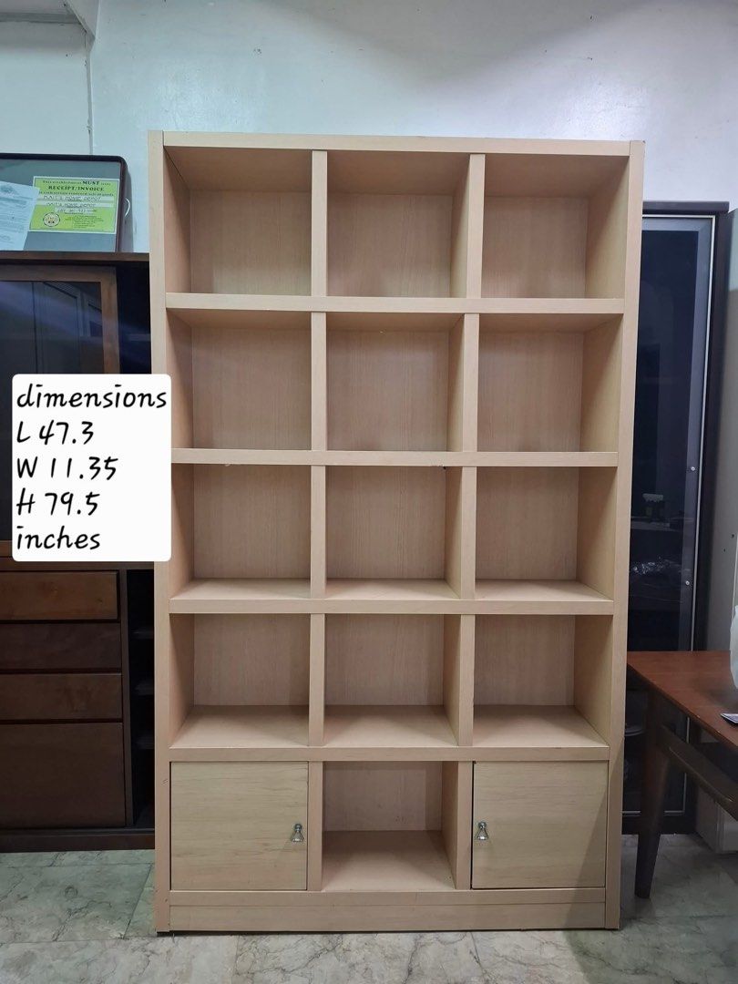 Bookcase DISPLAY SHELF (Category: Announcements) located in Manila. Submitted by nanzkie_2015 (Listing ID 1468977075, Image 1). Description: japan surplus.