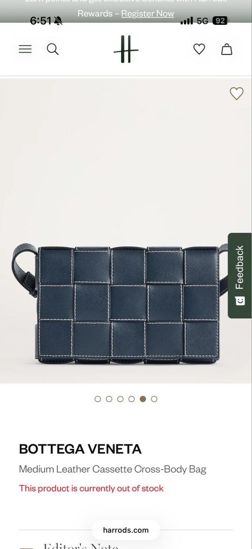 Bottega Veneta Cassette (Category: Luxury Bags & Wallets) located in Quezon City. Submitted by yoooitschris (Listing ID 1469045097, Image 3). Description: Bottega Veneta Cassette In blue color. Cross stitch design No issue. In like new condition With bottega dustbag, care card. Can give replacement box and paperbag as well What you see is what you get Price includes shipping already .